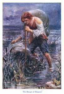 John F Shaw＆Coが発行したThe Pilgrims Progressからの落胆のスラフ、1900年代（カラーリソ） 作： Robert Ambrose Dudley