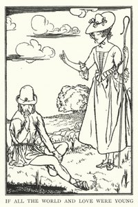 世界と愛が若かったら（リトグラフ 作： Robert Anning Bell