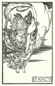 ジョン・キーツの詩のためのイラスト。ファンシー(リトグラフ) 作： Robert Anning Bell
