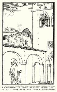 ジョン・キーツの詩のためのイラスト。イザベラ」または「バジルの壺」（リトグラフ版 作： Robert Anning Bell