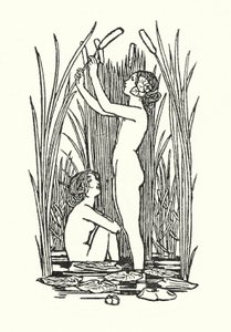 ジョン・キーツの詩のためのイラスト。ラミア(リトグラフ) 作： Robert Anning Bell