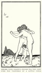 ジョン・キーツの詩のためのイラスト。睡眠と美（リトグラフ