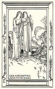 シェリープロメテウス解題（リトグラフ） 作： Robert Anning Bell