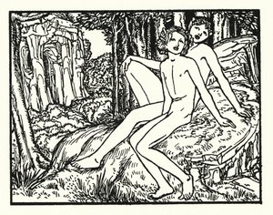 シェリープロメテウス解題（リトグラフ） 作： Robert Anning Bell