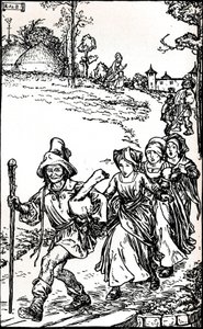 グリムス世帯物語、1900年から1901-1902年のゴールデングース 作： Robert Anning Bell