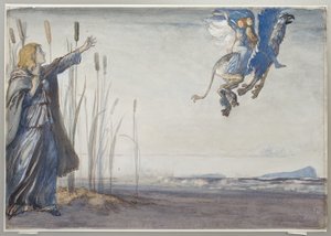 リリーとライオン 作： Robert Anning Bell