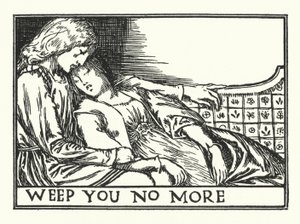もう泣かないで（リトグラフ 作： Robert Anning Bell