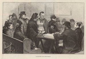 ロンドンフラワーミッション、クラーケンウェルクローズ、ロンドン-就職の候補者 作： Robert Barnes