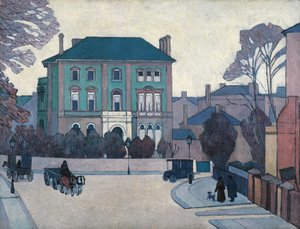 緑の家、セントジョンズウッド 作： Robert Polhill Bevan