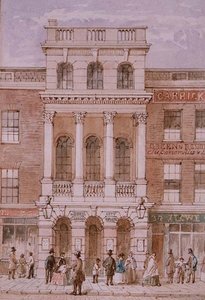 シティ・オブ・ロンドン・シアター、ビショップスゲート 作： Robert Blemell (attr. to) Schnebbelie