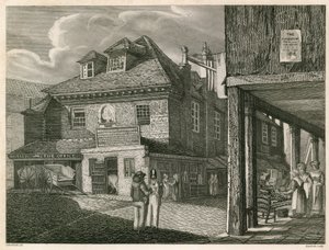 ハンガーフォードマーケット、ヨークの建物、ザストランド、ロンドンの近く 作： Robert Blemell Schnebbelie