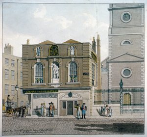 アルドゲート ハウス、アルドゲート ハイ ストリート、ロンドン、1815 年 作： Robert Blemmell Schnebbelie