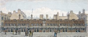モンクウェル ストリート、ロンドン、1818 年 作： Robert Blemmell Schnebbelie