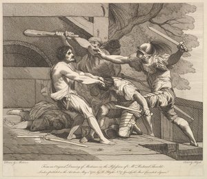 1782年5月1日、バンディッティの要塞を襲撃。 作： Robert Blyth