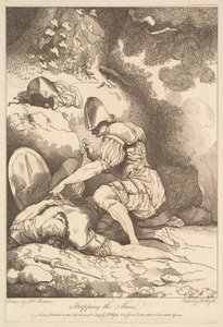 1779年11月15日、スレインを剥ぎ取る。 作： Robert Blyth