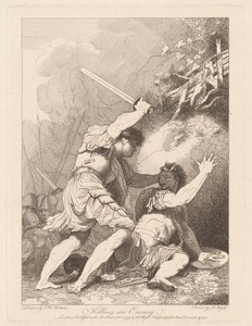 敵を倒す 作： Robert Blyth, after John Hamilton Mortimer