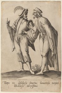 老いは恥ずべきもの…、1597年。 作： Robert Boissard