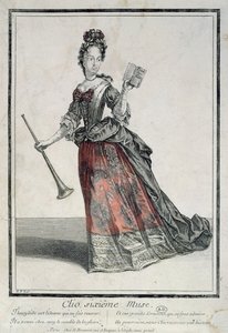 クリオ、叙事詩と歴史の女神 作： Robert Bonnart