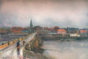 雨の日、オールドバーウィックブリッジ、c1877-1906、1906。