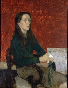 若い女性の肖像 作： Robert Buhler