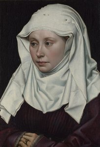 女性の肖像、1435年頃