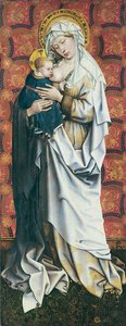 フレマール・パネルズ：ヴァージン・ザ・チャイルド・ザ・チャイルド 作： Robert Campin