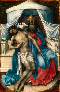 The Holy Trinity」、1430年代。 作： Robert Campin