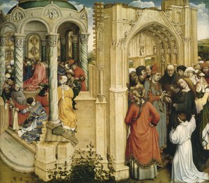 マリアとヨセフの結婚、c.1420 作： Robert Campin