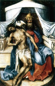 三位一体、14世紀 作： Robert Campin