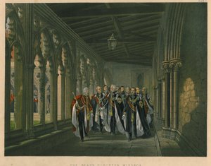 学長の回廊、ウィンザー、1863 作： Robert Charles Dudley