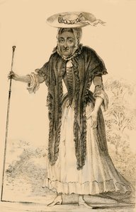 ジェーン・ルーソン、彼女の年齢と個性で注目に値する、1821年。