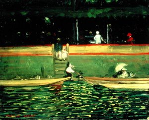 ジョインビルにて（油彩・キャンバス） 作： Robert Cozad Henri