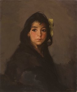 ジプシーガール、1912 作： Robert Cozad Henri