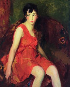 リトル・ダンサー（キャンバスに油彩） 作： Robert Cozad Henri