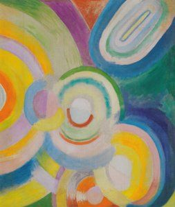 カラーディスク、1913年。 作： Robert Delaunay
