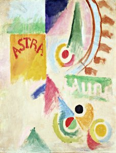 フットボール。 カーディフ チーム - Robert Delaunay (1885-1941) による絵画、1916 年に紙に油彩