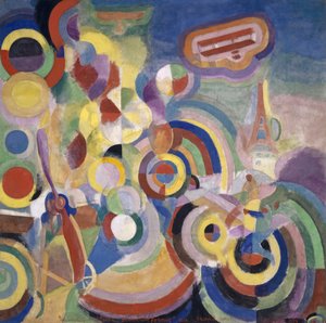 ブレリオへのオマージュ 作： Robert Delaunay