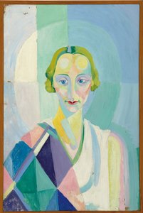 ハイム夫人の肖像 作： Robert Delaunay