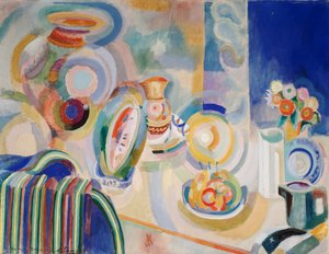 ポルトガルの静物 作： Robert Delaunay