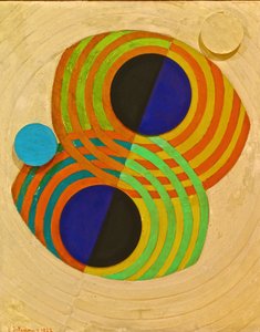 安心。 リズム、1932年。 作： Robert Delaunay