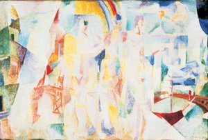 パリの街 作： Robert Delaunay