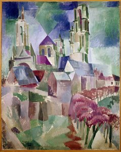 ランの塔（キャンバスに油彩） 作： Robert Delaunay