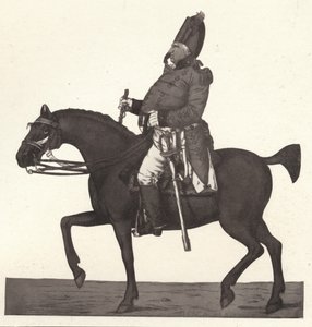 オールドイングランドの概観ウェールズ第41連隊、1770〜1810、1909 作： Robert Dighton