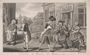 国会議員の選挙運動 作： Robert Dighton