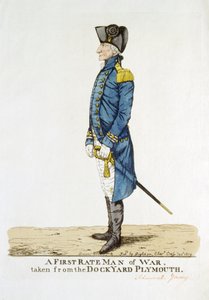 ジョージ・ヤング卿、「一流の軍人」。 作： Robert Dighton