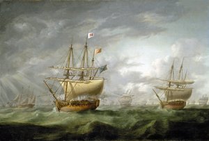 1782年9月、HMS「ラミリーズ」の喪失