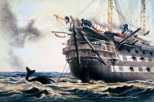 元の大西洋電信ケーブルを敷設する HMS 