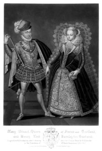 メアリースチュアート、フランスとスコットランドの女王、およびヘンリー卿ダーンリー、彼女の夫、1816年。