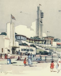 グラスゴー展覧会（カラーリトグラフ）