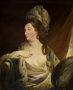 エリザベス・シンプソンの肖像、レディ・ブリッジマン（1735-1806）、1750-88年頃（キャンバスに油彩） 作： Robert Edge Pine